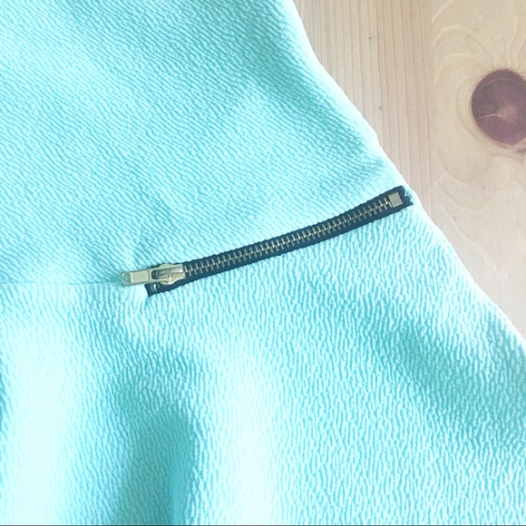 NWOT “Cape Cod” mint textured knit circle skirt - Picture 3 of 4